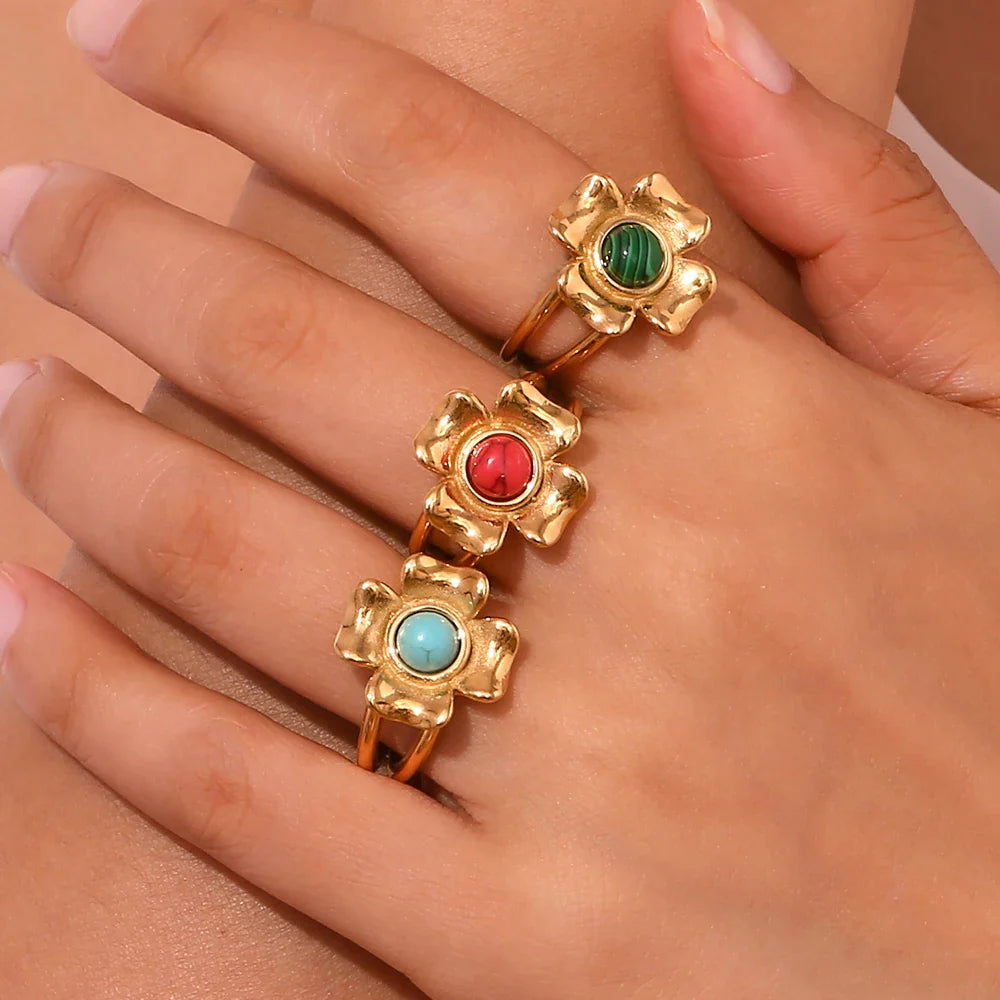 Bague Fleur Vintage